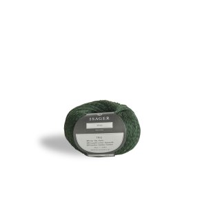 Isager - Trio 1 - Hr/bomuld/bambus garn - Bottle Green - 50g