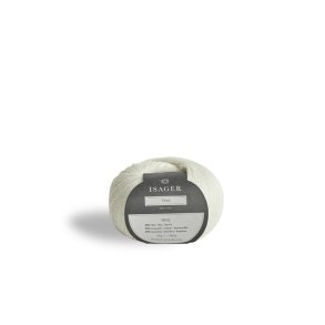 Isager - Trio 1 - Hr/bomuld/bambus garn - White - 50g