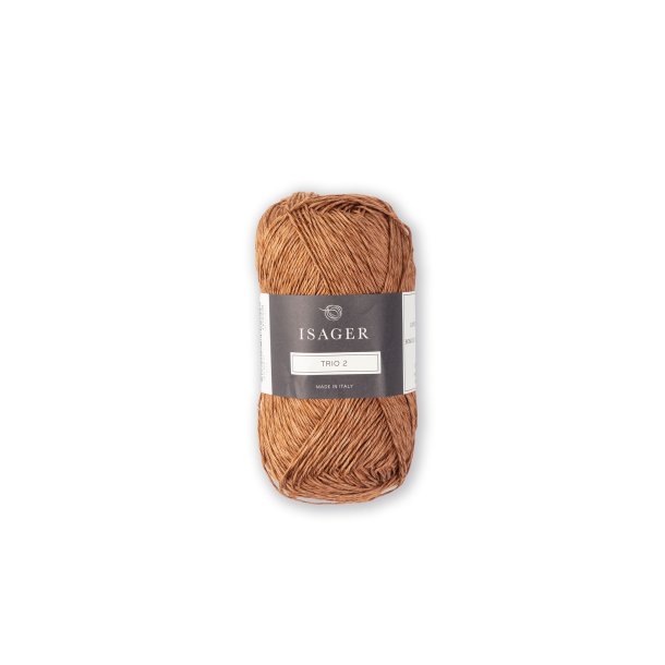 Isager - Trio 2 - Hr/Bomuld/Bambus garn - Nougat - 50g