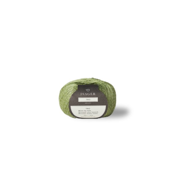 Isager - Trio 1 - Hr/bomuld/bambus garn - Green Tea - 50g