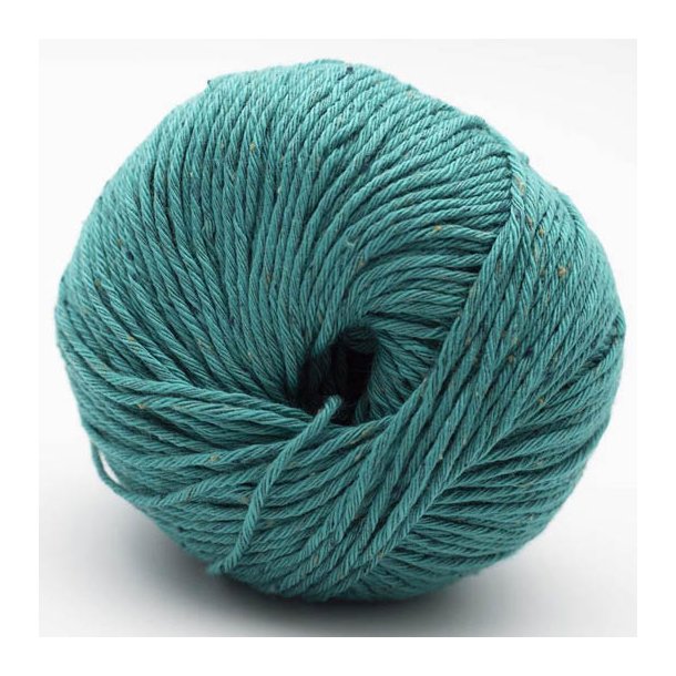 Erika Knight - Gossypium Cotton Tweed - bomuldsgarn - Turkis (27) - 50g