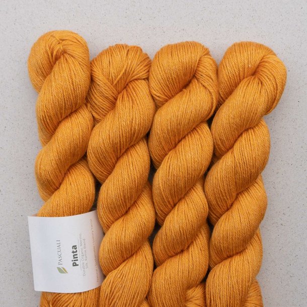 Pascuali - Pinta - silke/ramie/merino uldgarn - Turmeric (117) - 50g