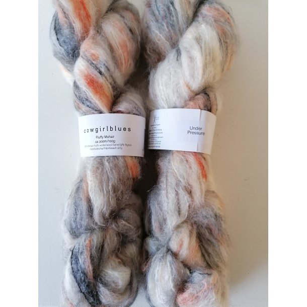 * Cowgirlblues - Fluffy Mohair garn flerfarvet - Under Pressure - 100g