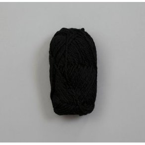 Rauma Garn - Vams - uldgarn - Sort 236 - 50g