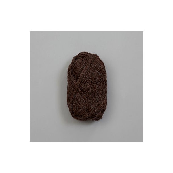 Rauma Garn - Vams - uldgarn - Mrk brun meleret 264 - 50g