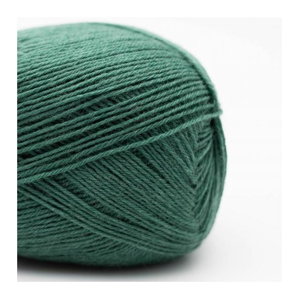 Kremke Soul Wool - Edelweiss Classic 4ply - uld/strmpegarn - Varm grn 417 - 100g