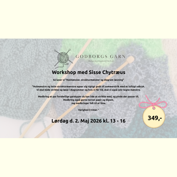 Workshop med Chytr�us Design - "Hulm�nster, strukturm�nster og diagram l�sning"