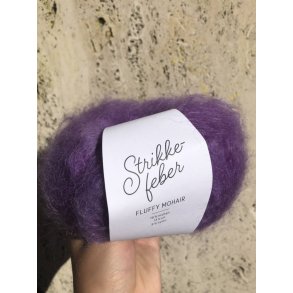 Strikkefeber - Fluffy Mohair - Mohair/uld garn - Violet 531 - 50g