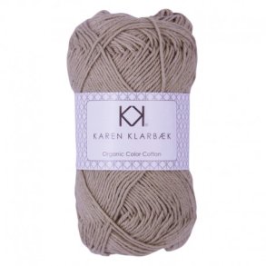Karen Klarbk - 8/4 kologisk bomuldsgarn - Warm Sand 0060 - 50g