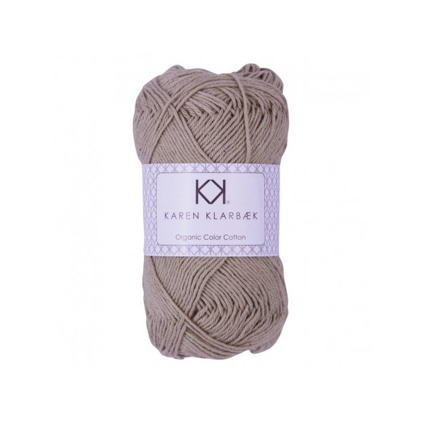 Karen Klarbk - 8/4 kologisk bomuldsgarn - Warm Sand 0060 - 50g