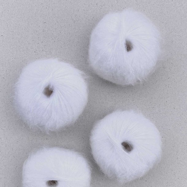 Pascuali - Mohair Bliss - Mohair/Silke garn - White 827 - 25g