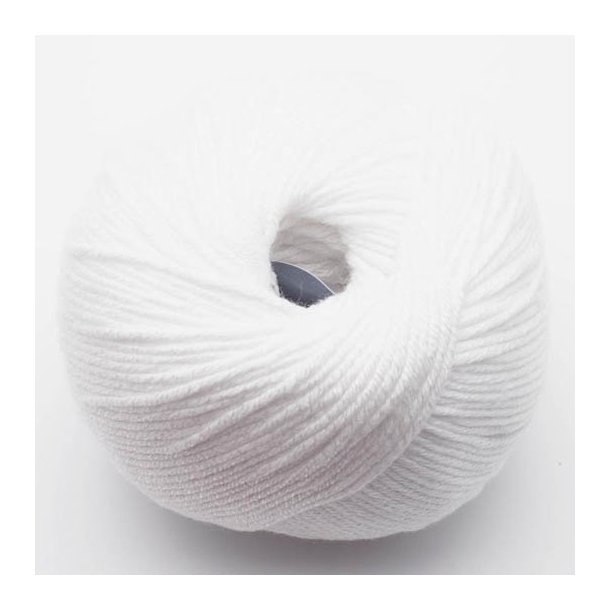 Kremke Soul Wool - Morning Salutation Vegan - bomuld/lyocell garn - White (01) - 50g