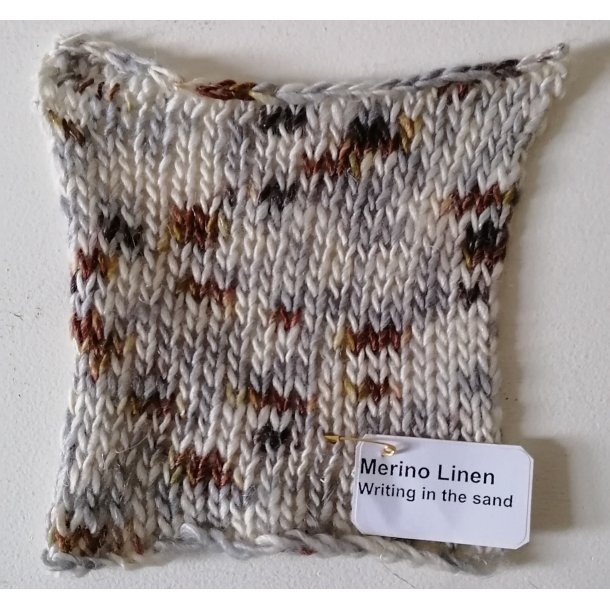 Cowgirl Blues - Merino Linen Gradient - Merinould og hrgarn - "Writing in the Sand" - 100g