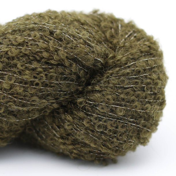 Kremke Soul Wool - Alpaka Boucl&eacute; uldgarn - Moss (40) - 50g