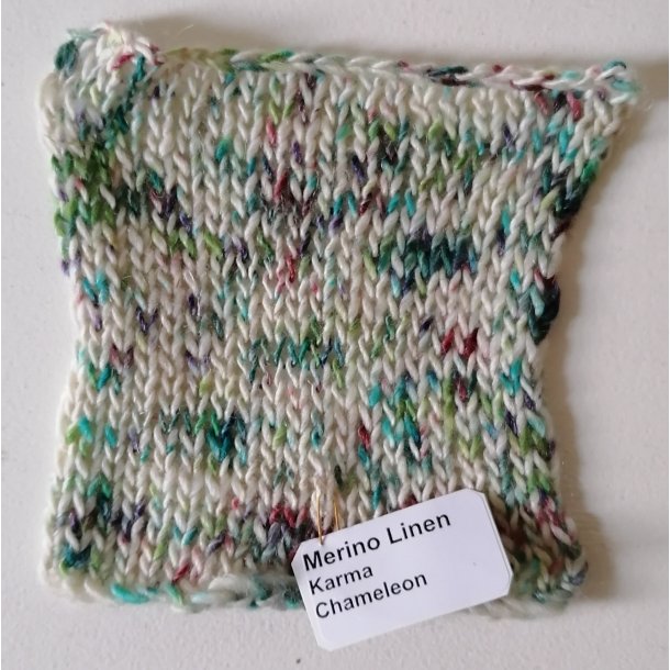 Cowgirl Blues - Merino Linen Gradient - Merinould og hrgarn - "Karma Chameleon" - 100g