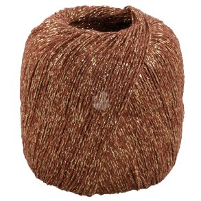 Lana Grossa - Brillino - Glimmer/Effektgarn - Nougat/Guld (38) - 25g