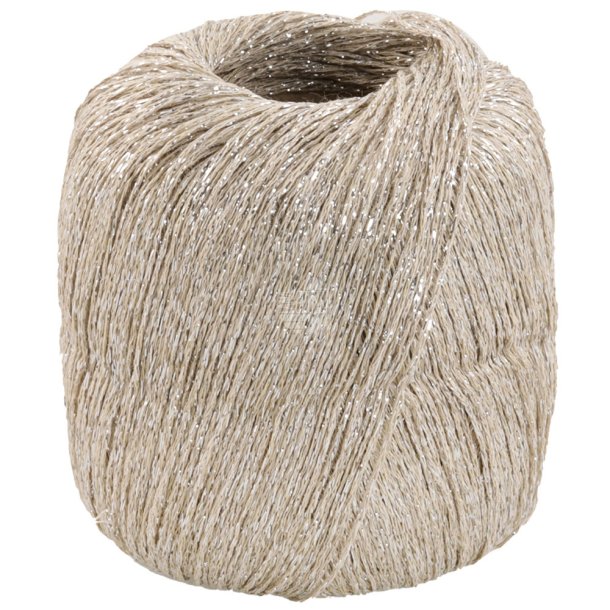 Lana Grossa - Brillino - Glimmer/Effektgarn - Beige/S�lv (39) - 25g
