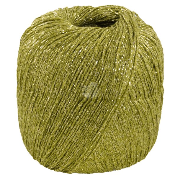 Lana Grossa - Brillino - Glimmer/Effektgarn - Kiwi/Guld (42) - 25g