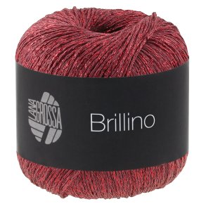 Lana Grossa - Brillino - Glimmer/Effektgarn - M�rker�d (49) - 25g