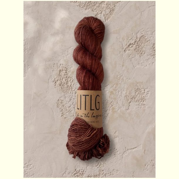 LITLG - Mohair Silk Lace - Semi-solid (meleret) - Bronze - 50g