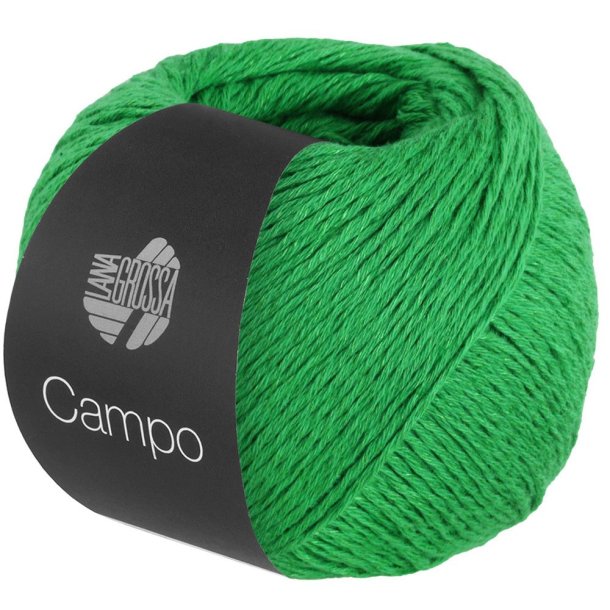 Lana Grossa - Campo - bomuld/hrgarn - Jadegrn (0009) - 50g