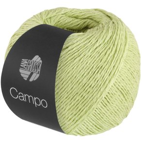 Lana Grossa - Campo - bomuld/hrgarn - Sartgrn (0010) - 50g