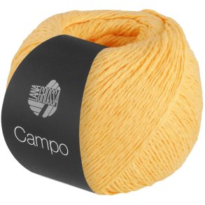Lana Grossa - Campo - bomuld/hrgarn - Solgul (0013) - 50g