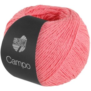 Lana Grossa - Campo - bomuld/hrgarn - Nellike Rosa (0015) - 50g