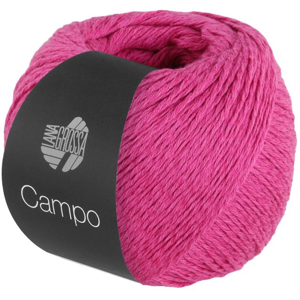 Lana Grossa - Campo - bomuld/hrgarn - Pink (0018) - 50g