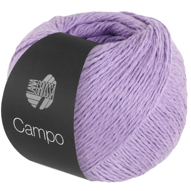 Lana Grossa - Campo - bomuld/hrgarn - Lilla (0020) - 50g