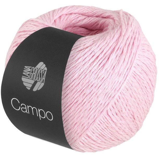Lana Grossa - Campo - bomuld/hrgarn - Ros&eacute; (0021) - 50g