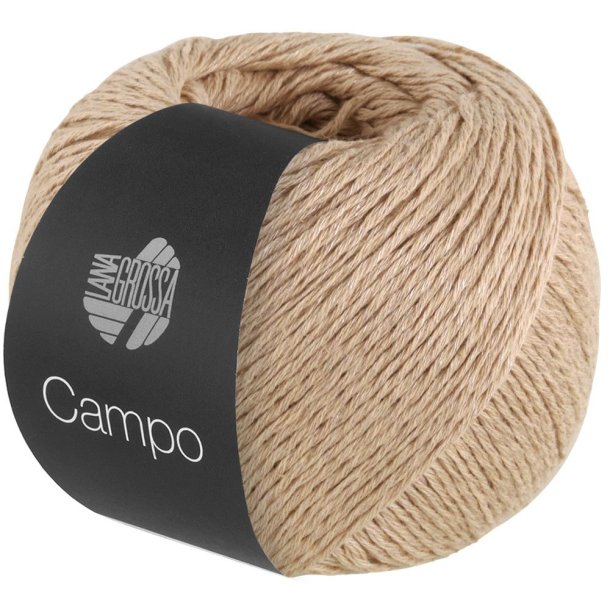 Lana Grossa - Campo - bomuld/hrgarn - Beige (0022) - 50g