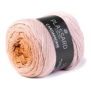 Plassard - Cardamome - cashmere/merino uldgarn - Rosa/Lysebrun (30) - 100g