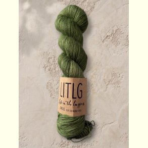 LITLG - Mohair Silk Lace - Semi-solid (meleret) - Cinnabar Green - 50g