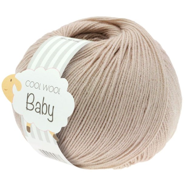 Lana Grossa - Cool Wool Baby - merino uldgarn - Beige (212) - 50g