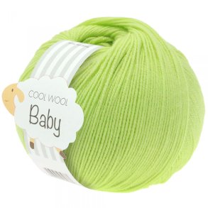 Lana Grossa - Cool Wool Baby - merino uldgarn - Lime (228) - 50g
