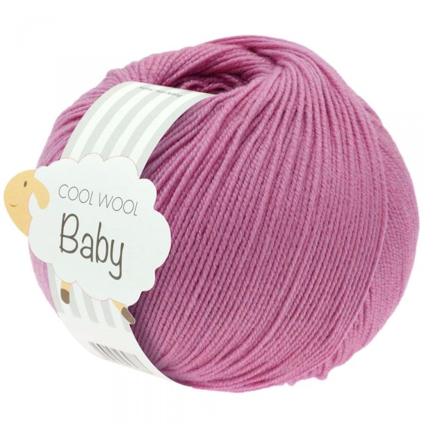 Lana Grossa - Cool Wool Baby - merino uldgarn - Erika (242) - 50g