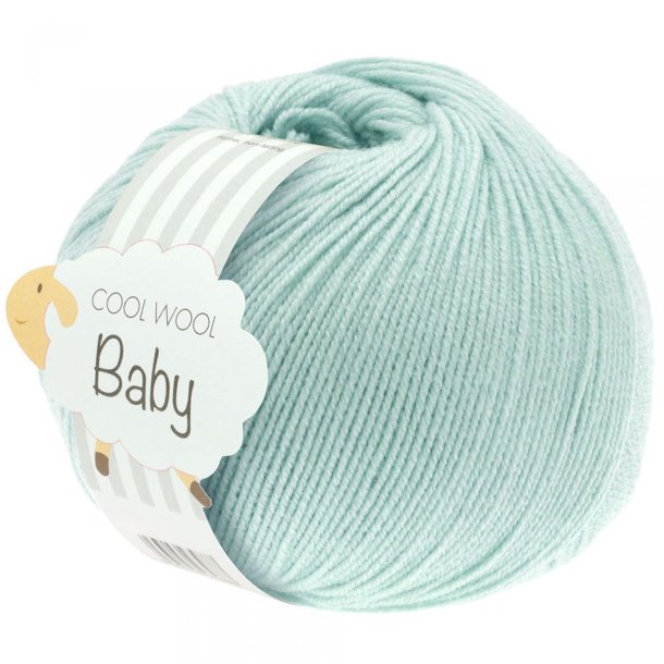 Lana Grossa - Cool Wool Baby - merino uldgarn - Lys Turkis (257) - 50g
