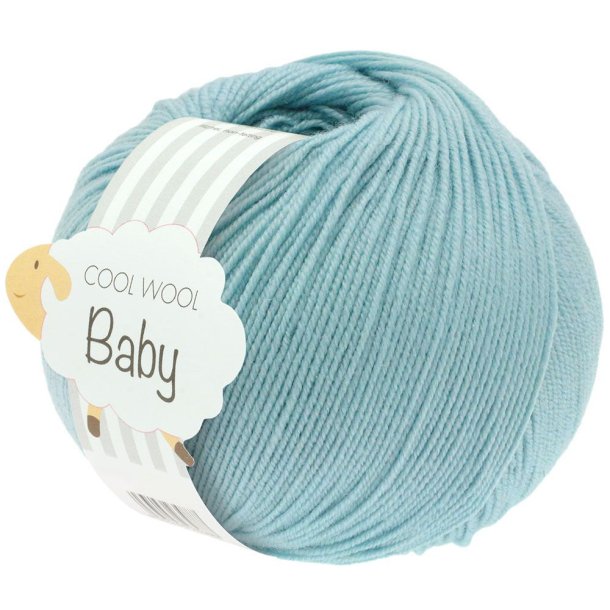 Lana Grossa - Cool Wool Baby - merino uldgarn - Mint (261) - 50g