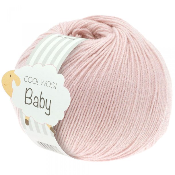 Lana Grossa - Cool Wool Baby - merino uldgarn - Sart Rosa (267) - 50g