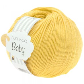 Lana Grossa - Cool Wool Baby - merino uldgarn - Gul (273) - 50g