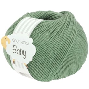 Lana Grossa - Cool Wool Baby - merino uldgarn - Resedagrn (297) - 50g