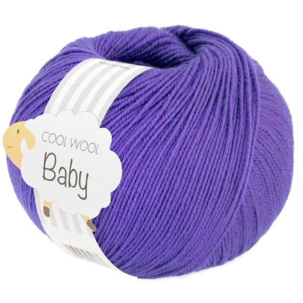 Lana Grossa - Cool Wool Baby - merino uldgarn - Violet (317) - 50g