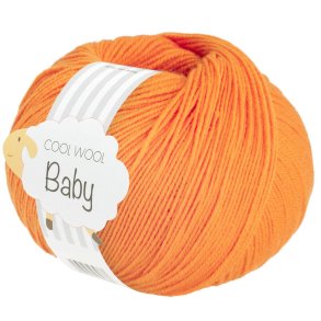 Lana Grossa - Cool Wool Baby - merino uldgarn - Mandarin (318) - 50g