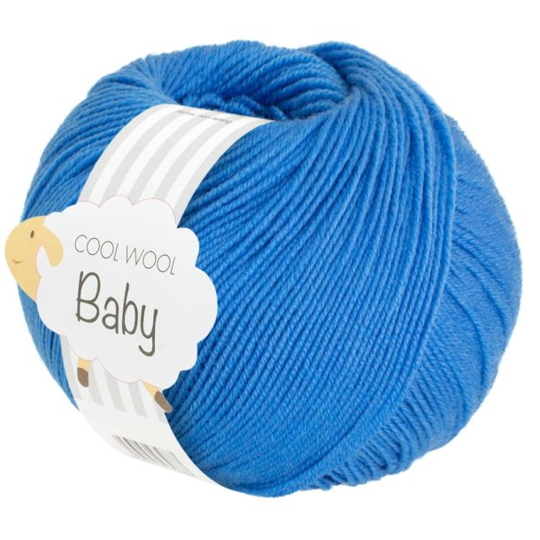 Lana Grossa - Cool Wool Baby - merino uldgarn - Kornblomst (322) - 50g