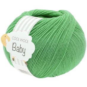 Lana Grossa - Cool Wool Baby - merino uldgarn - Jadegrn (325) - 50g