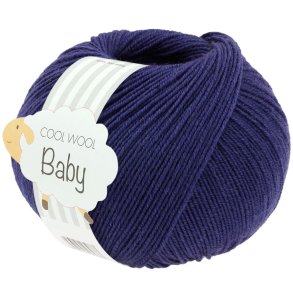 Lana Grossa - Cool Wool Baby - merino uldgarn - Royal (327) - 50g
