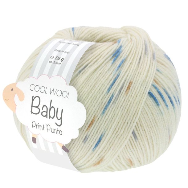 Lana Grossa - Cool Wool Baby Print - merino uldgarn - Fv. 364 - 50g