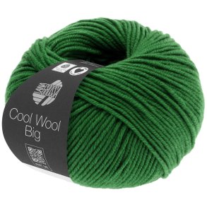 Lana Grossa - Cool Wool Big - Merino uldgarn - Mrk Grn (939) - 50g