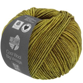 Lana Grossa - Cool Wool Big Vintage - merino uldgarn - Oliven (7161) - 50g